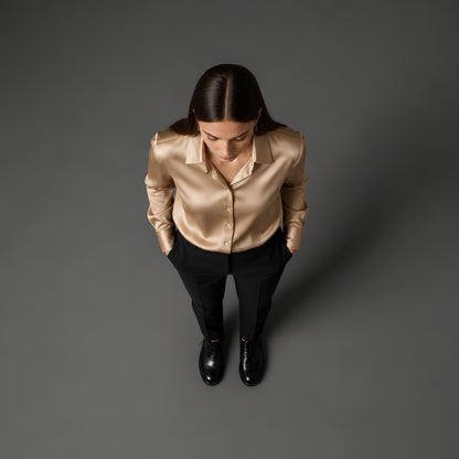The Quiet Power Silk Shirt