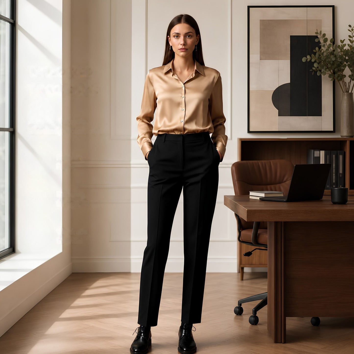 The Quiet Power Silk Shirt